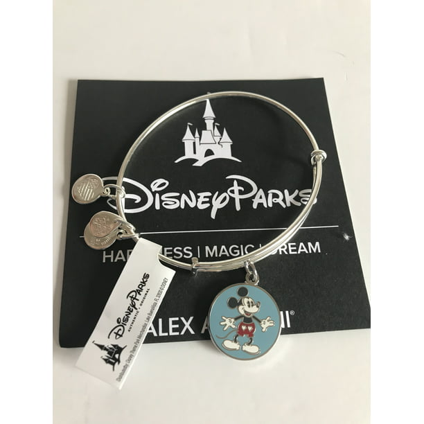 Disney The Original Mickey Mouse Bangle by Alex and Ani Silver Finish New